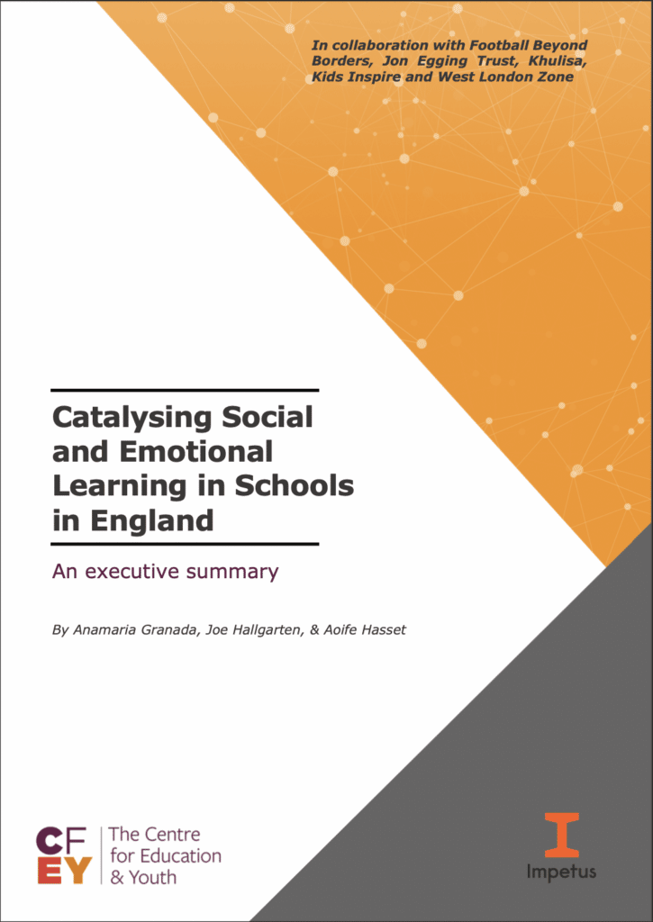 Catalysing Social Emotional Learning In Schools In England CfEY